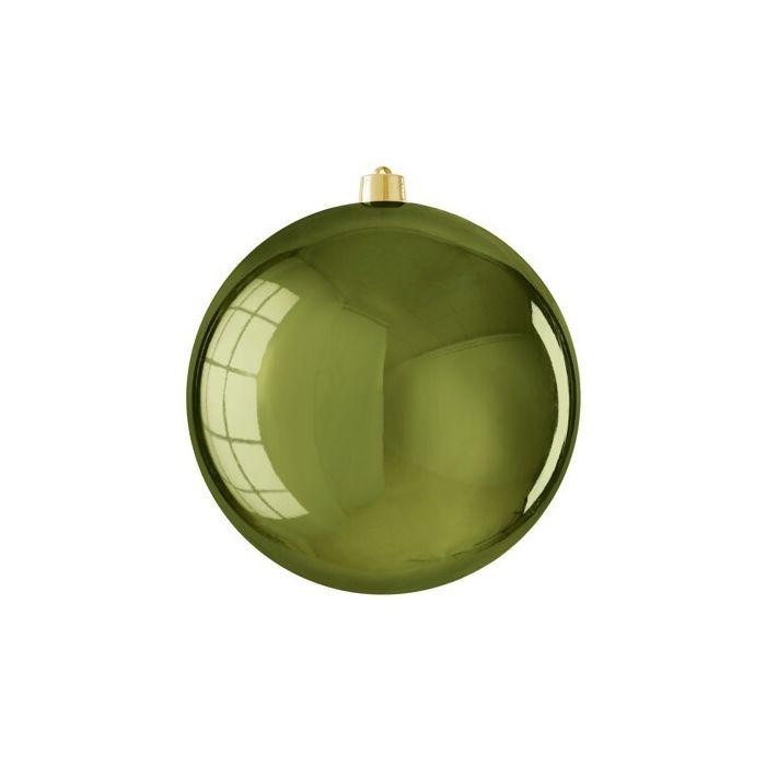 SFERA VETRO VERDE LUCIDO D.30